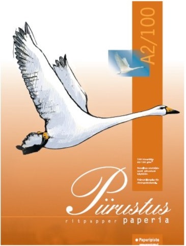 Piirustuspaperi A2/100 120g PAPERIPISTE - Piirustus ja taiteilija paperit - 102510 - 1
