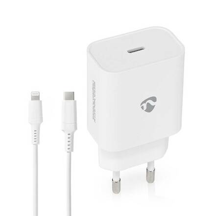 Seinälaturi 20W USB-C + kaapeli NEDIS - Puhelintarvikkeet - 174050 - 1