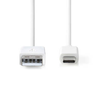 USB 2.0 Kaapeli USB-C Uros - A-Uros 1m - Puhelintarvikkeet - 155410 - 1