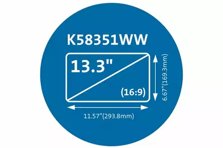 Tietoturvasuoja 13,3" MagPro KENSINGTON - Magneettiset tietoturvasuojat - 184650 - 2