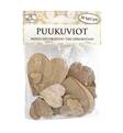 Puukuviot 1,5-5cm 30kpl/pkt - Craft supplies - 176190 - 1