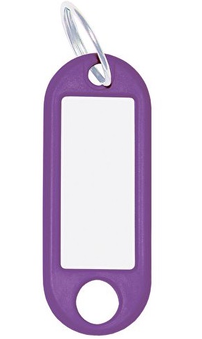 Avaimenperä WEDO muovia nimikotelo - Avainkaapit, avaimenperät - 128460 - 1