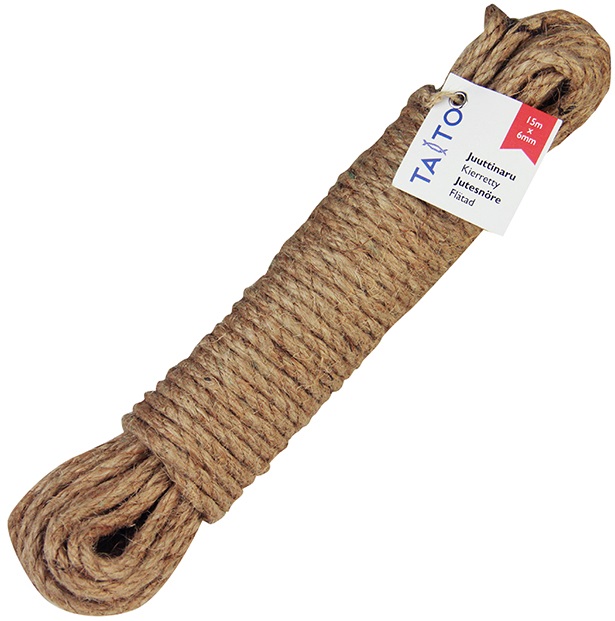 Juuttiköysi 6mm 15m TAITO - Small supplies - 153130 - 1