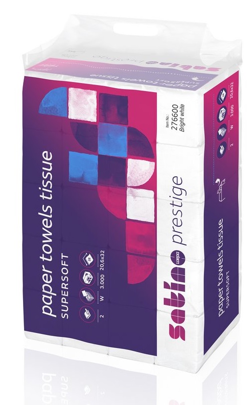 Käsipyyhe WEPA Prestige W-taitto - Folded hand towels and dispensers - 156470 - 1