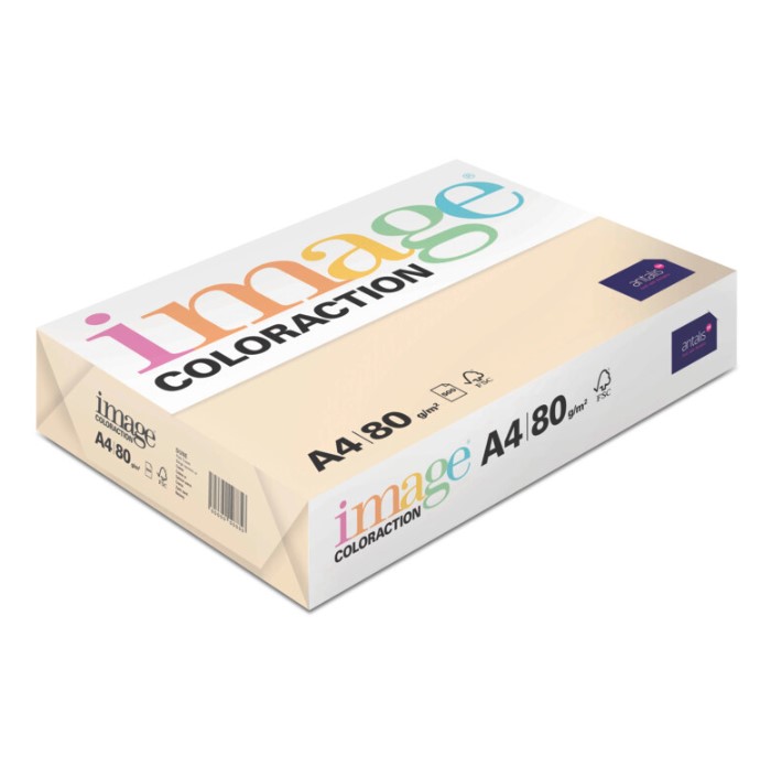 Kopiopaperi A4/80g IMAGE 12 Dune - Colored Copier Papers - 117650 - 1