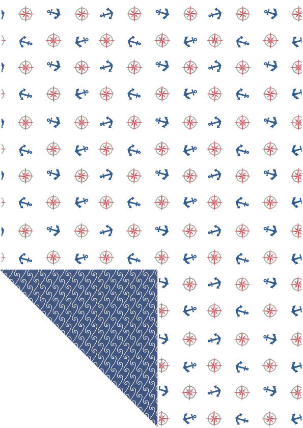 Kuviokartonki meriaihe a4/5 - Askartelutarvikkeet - 148660 - 1