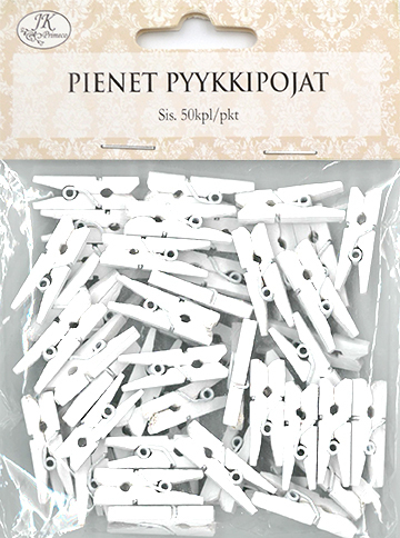 Pyykkipoika pieni 2,5cm - Craft supplies - 155190 - 1