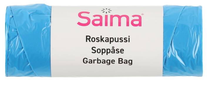 Roskapussi 30L HD-PE sangoilla SAIMA - Roskapussit - 142670 - 1