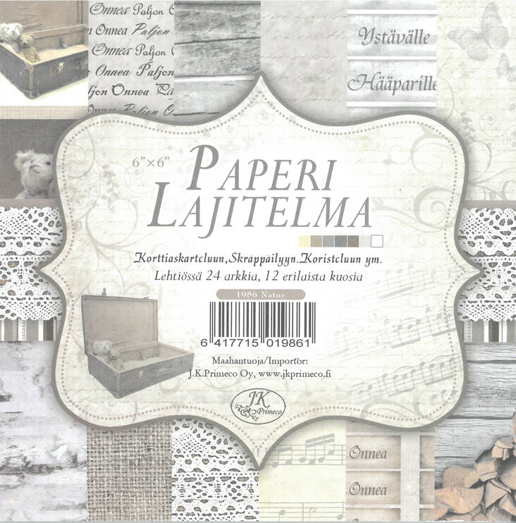 Skräppäyslehtiö Natur 6x6 - Craft supplies - 136190 - 1