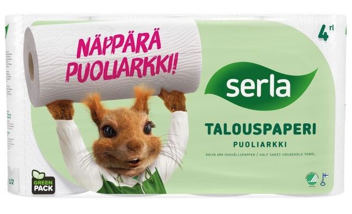 Talouspaperi puoliarkki SERLA Talous - Paper towels - 169860 - 1