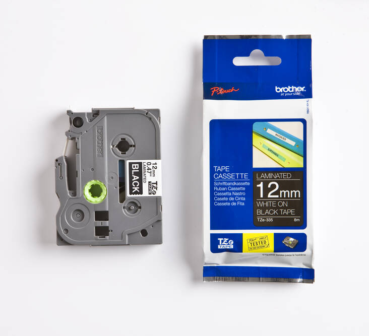 Tarranauha BROTHER 12mmx8m TZe-335 - Label Tapes Brother - 109970 - 1