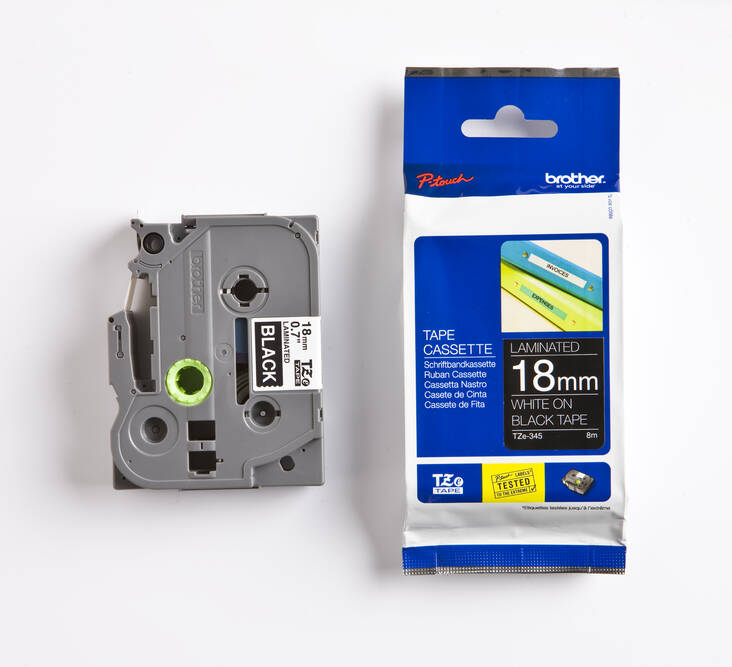 Tarranauha BROTHER 18mm8m TZe-345 - Tarranauhat Brother - 110930 - 1