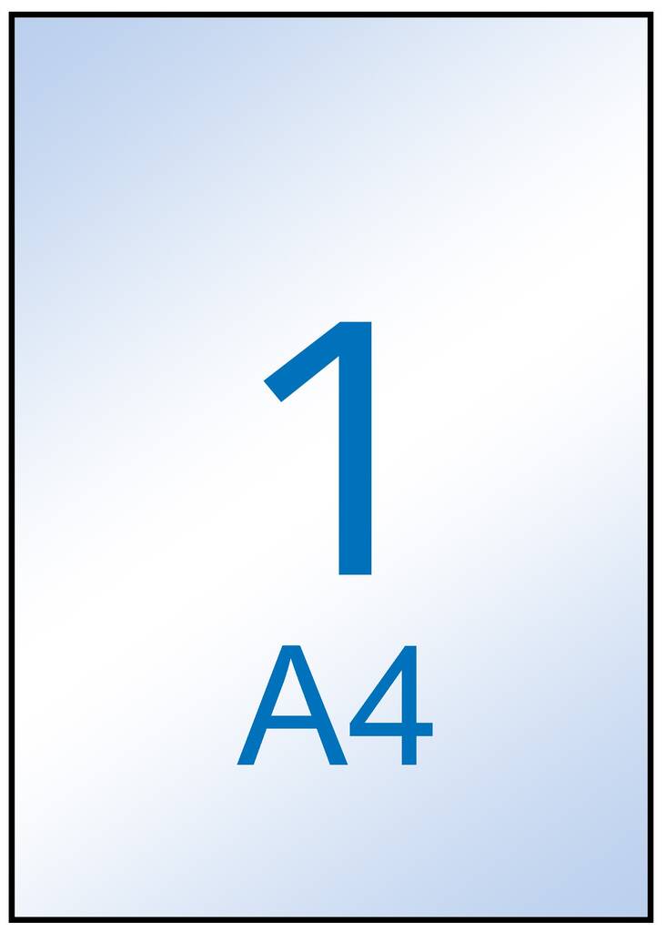 Tulostustarra 210x297 APLI 1-jak - Printing and Copier Labels - 131680 - 1