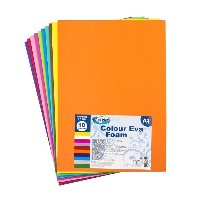 Vaahtomuovi 2mm A3 - Craft supplies - 178540 - 1