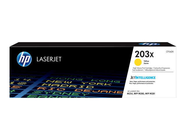 Värikasetti HP 203X CF542X - HP laser toner cartridges and drums - 154920 - 1