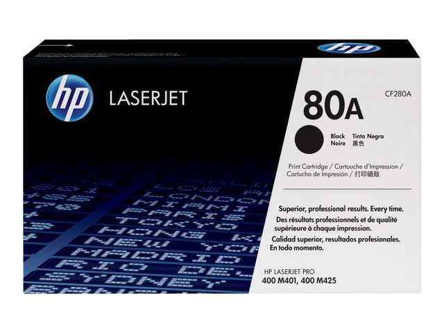 Värikasetti HP 80A CF280A laser - HP laser toner cartridges and drums - 149520 - 1