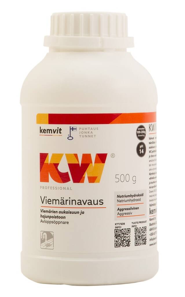Viemärinavausrae 500g KW - Grease and stubborn dirt removers - 162860 - 1