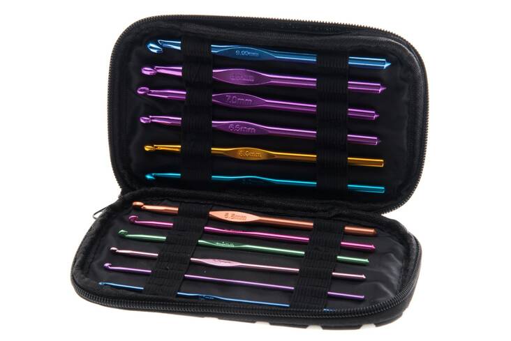 Virkkuukoukkusetti 12kpl/pkt KEHRÄ - Handicraft supplies - 156400 - 1