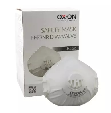 Hengityssuojain 10kpl OX-ON FFP3 NR D - Hengityssuojaimet - 188200 - 1
