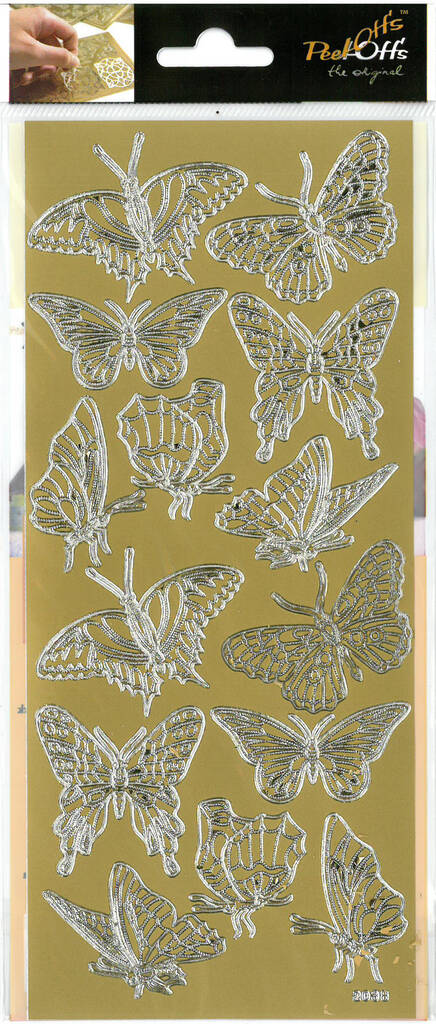 Ääriviivatarra isot perhoset - Stickers and sticker books - 136020 - 1