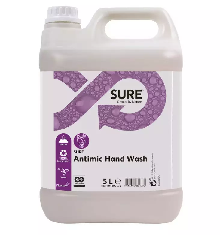 Desinfioiva käsisaippua 5L SURE Antimic - Soaps and dispensers - 186280 - 1