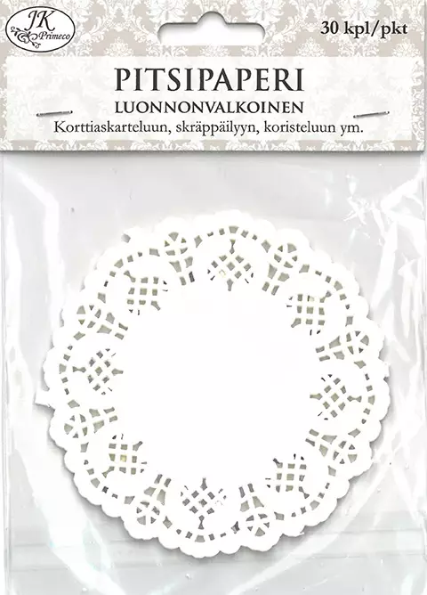 Pitsipaperi Ympyrä 30kpl/pss - Askartelutarvikkeet - 146020 - 1