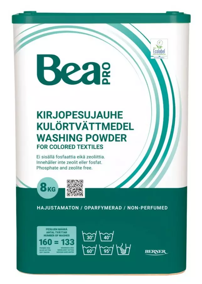Pyykinpesuaine 8kg BEA Pro - Textile cleaning and maintenance - 176850 - 1
