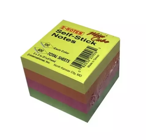 Viestilappukuutio 75x75mm NOTES - Viestilappukuutiot - 164040 - 1