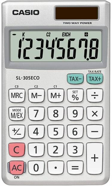 Taskulaskin CASIO SL-305ECO - Pocket Calculators - 121351 - 1