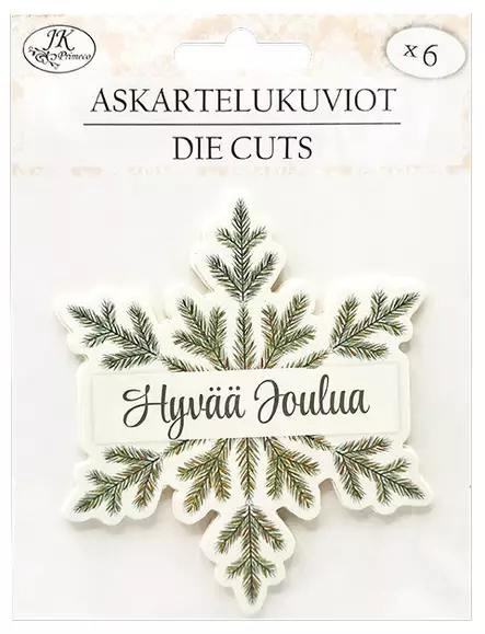 Askartelukuvio Havu ja teksti - Koristekuviot korttiaskarteluun - 190301 - 1