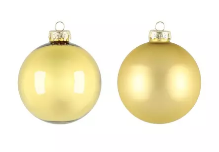 Kuusenpallo lasia 8cm WINTERIA - Kausikoristeet - 182561 - 1