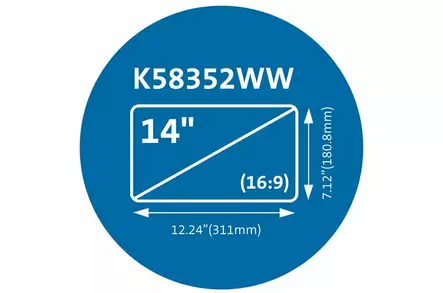 Tietoturvasuoja 14" MagPro KENSINGTON - Magneettiset tietoturvasuojat - 184651 - 2
