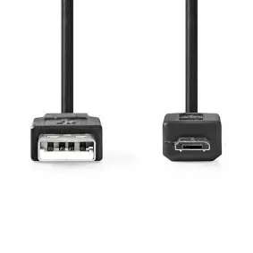 USB 2.0 Kaapeli A-Uros-Micro B-Uros 1m - Puhelintarvikkeet - 155401 - 2