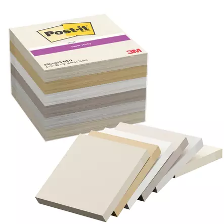 Viestilappu 76x76mm POST IT Neutrality - Teippi- ja viestimerkit - 189991 - 2