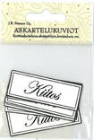 Askartelukuvio Kiitos 6kpl/pkt - Craft supplies - 150741 - 1