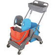 Moppikärry kahdelle ämpärille 2x18L - Cleaning Trolleys and Accessories - 175801 - 1
