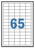 Tulostustarra 38x21,2 MULTI 65-jak. - Printing and Copier Labels - 126751 - 1