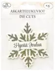 Askartelukuvio Havu ja teksti - Koristekuviot korttiaskarteluun - 190301 - 1