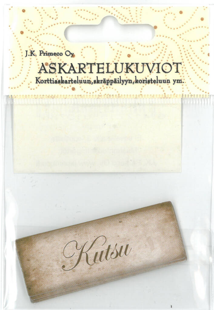 Askartelukuvio kutsu nostalgia - Askartelutarvikkeet - 136061 - 1