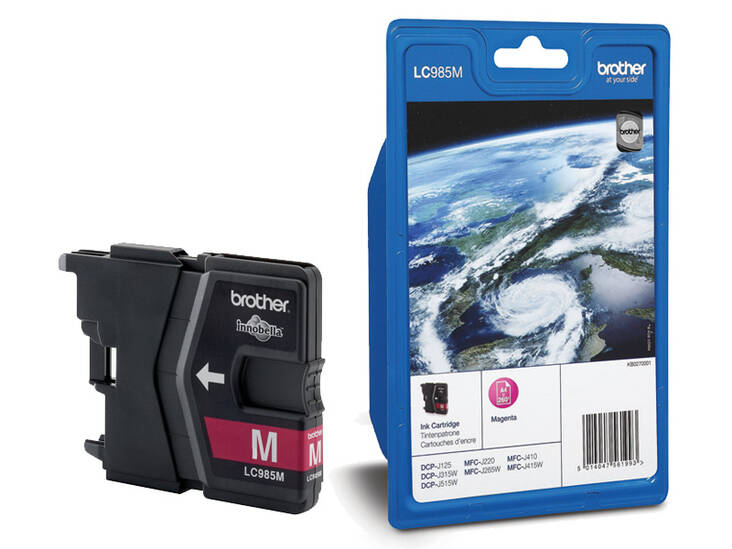 BROTHER LC985M mustesuihku - Mustesuihkuvärit Brother - 124591 - 1
