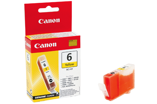CANON BCI-6Y mustesuihku - Canon inkjet cartridges - 107131 - 1