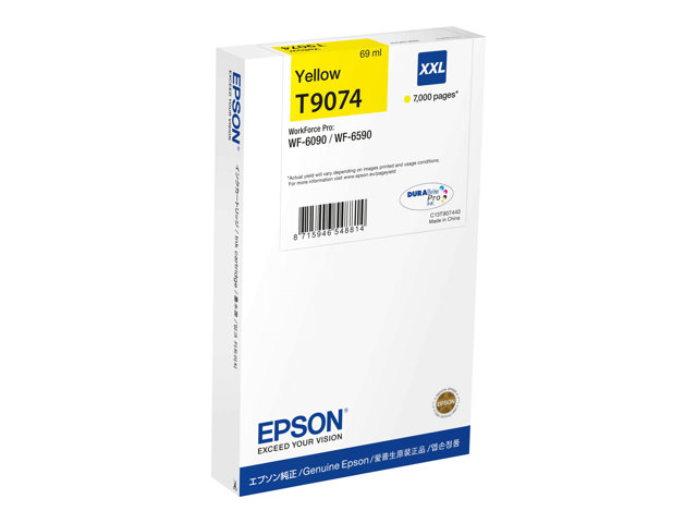 EPSON T9074Y XXL mustesuihku - Mustesuihkuvärit Epson - 159781 - 1