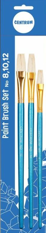 Keinokuitusiveltimet 3kpl/set CENTRUM - Craft supplies - 168041 - 1