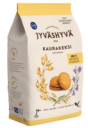 Kaurakeksi 350g FAZER Jyväshyvä - Keksit ja korput - 125861 - 1