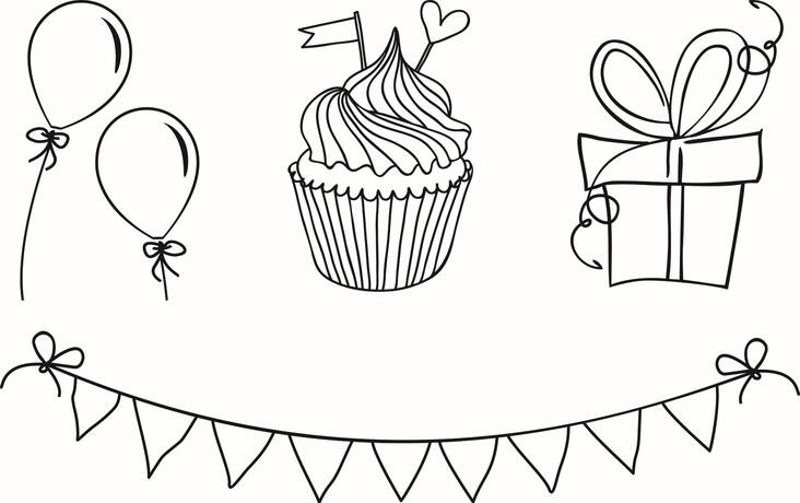 Leimasinsetti 4kpl/pkk HEYDA - Craft supplies - 137441 - 1