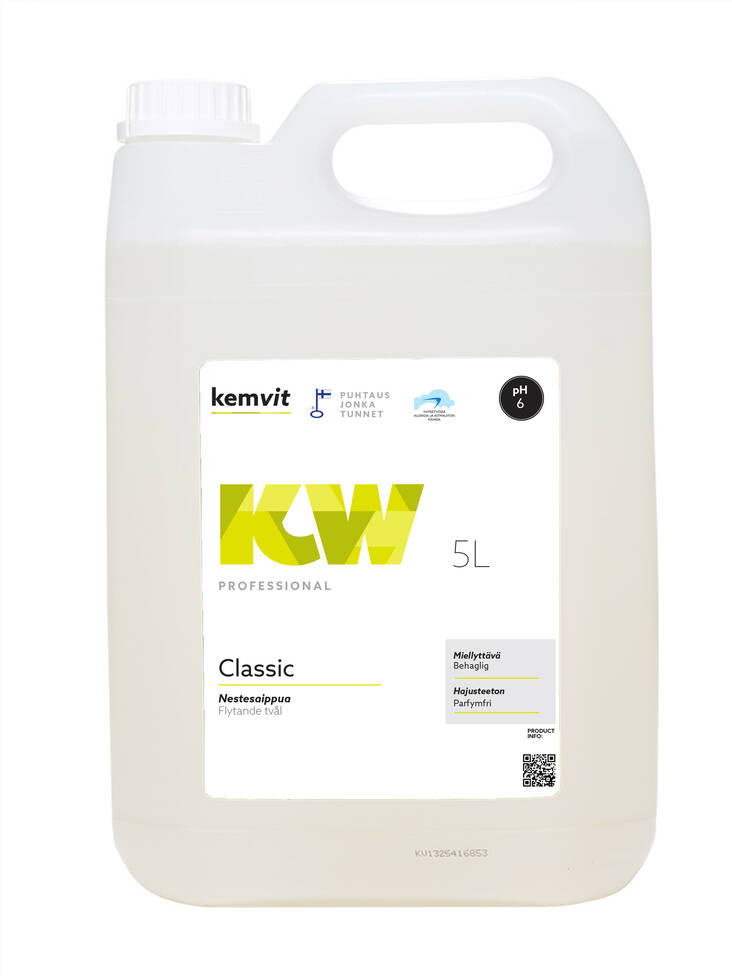 Nestesaippua 5L KW Classic - Hand and body wash - 156991 - 1