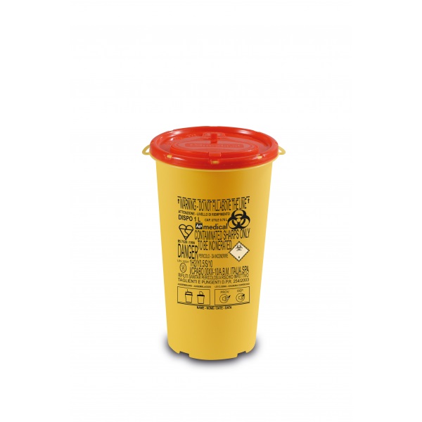 Riskijäteastia 1L DISPO - Riski- ja lääkejäteastiat - 161351 - 1