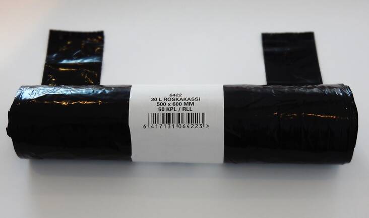 Roskapussi 30L LD-PE sangoilla - Garbage bags - 157281 - 1