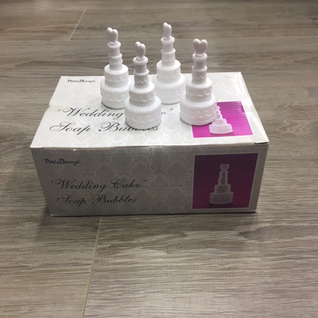 Saippuakupla kakku 24kpl/pkt - Wedding accessories - 146561 - 1