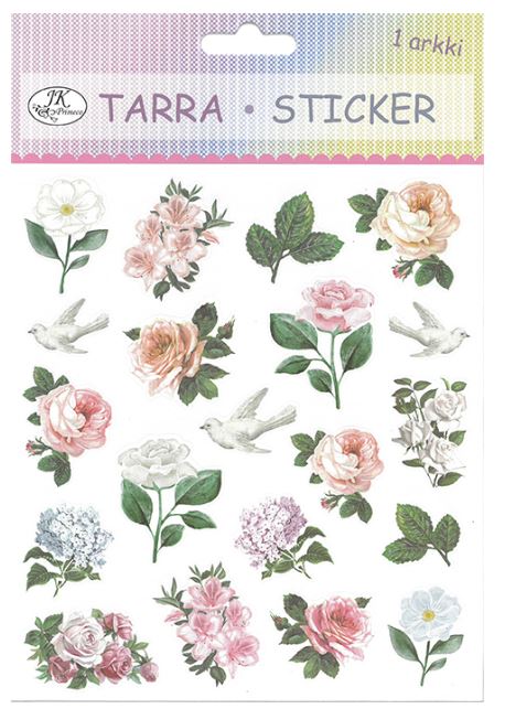 Tarra-arkki Ruusut pastelli - Stickers and sticker books - 170701 - 1